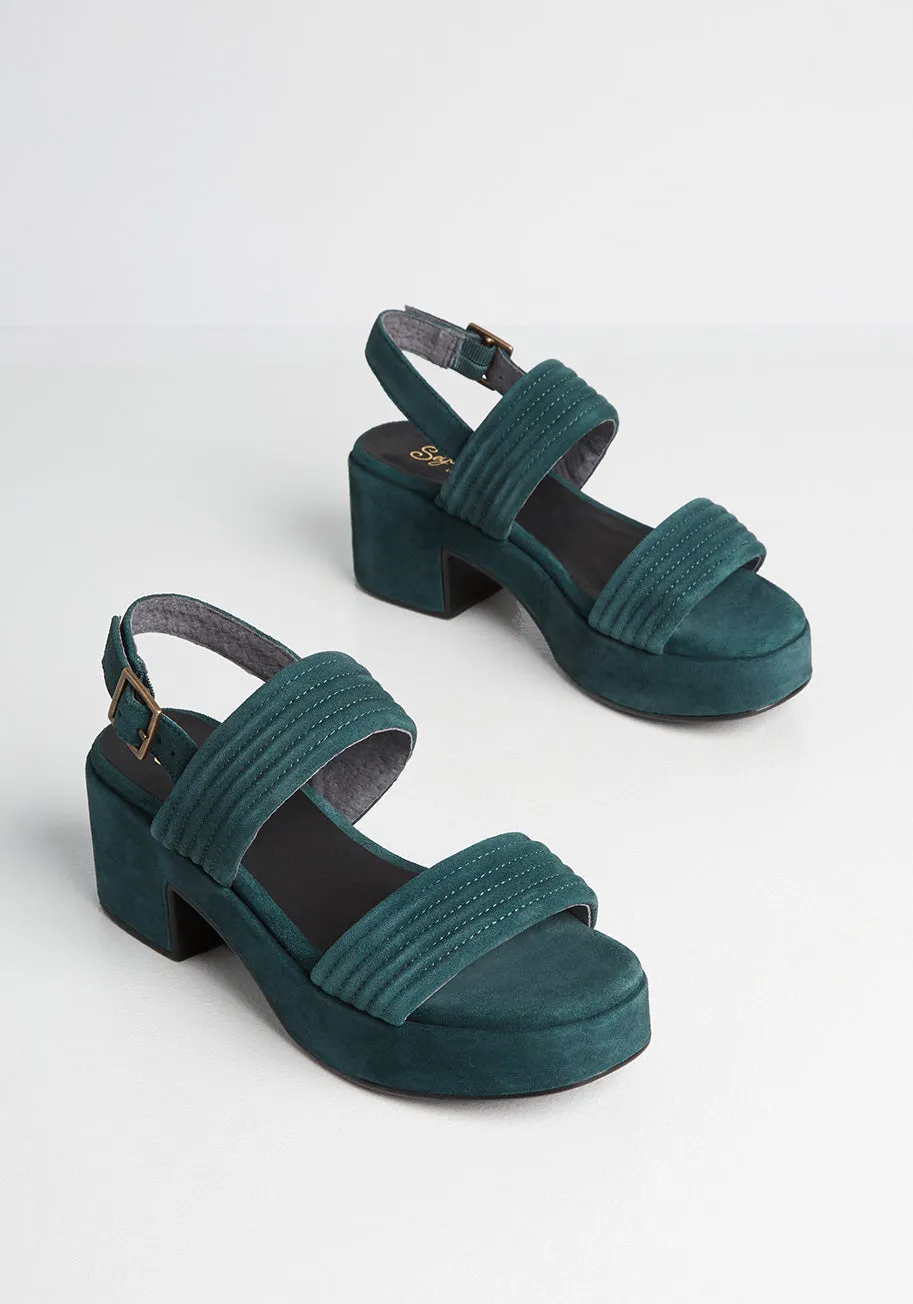 `90s Baby Steps Platform Heel