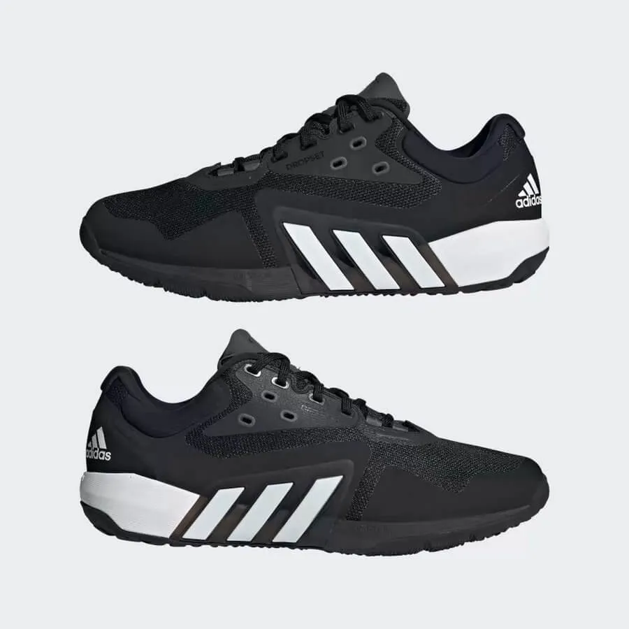 Adidas Dropset 'Black White Grey' Unisex sneakers, black/white