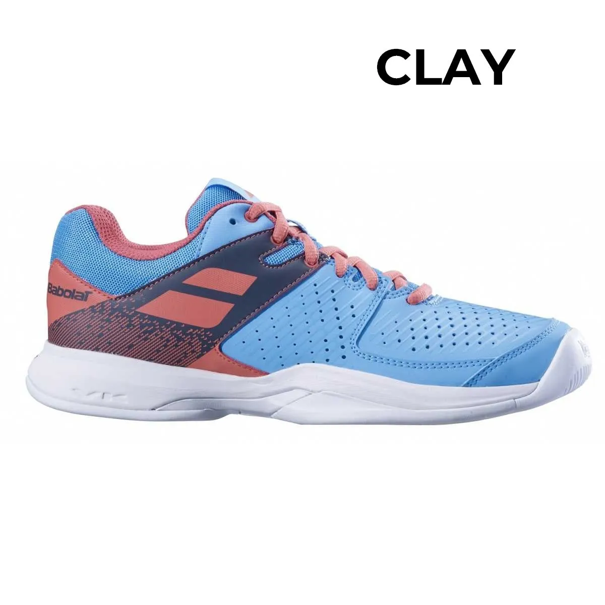 Babolat Pulsion Clay Kids & Women Sky Blue Tennis & Padel Shoes