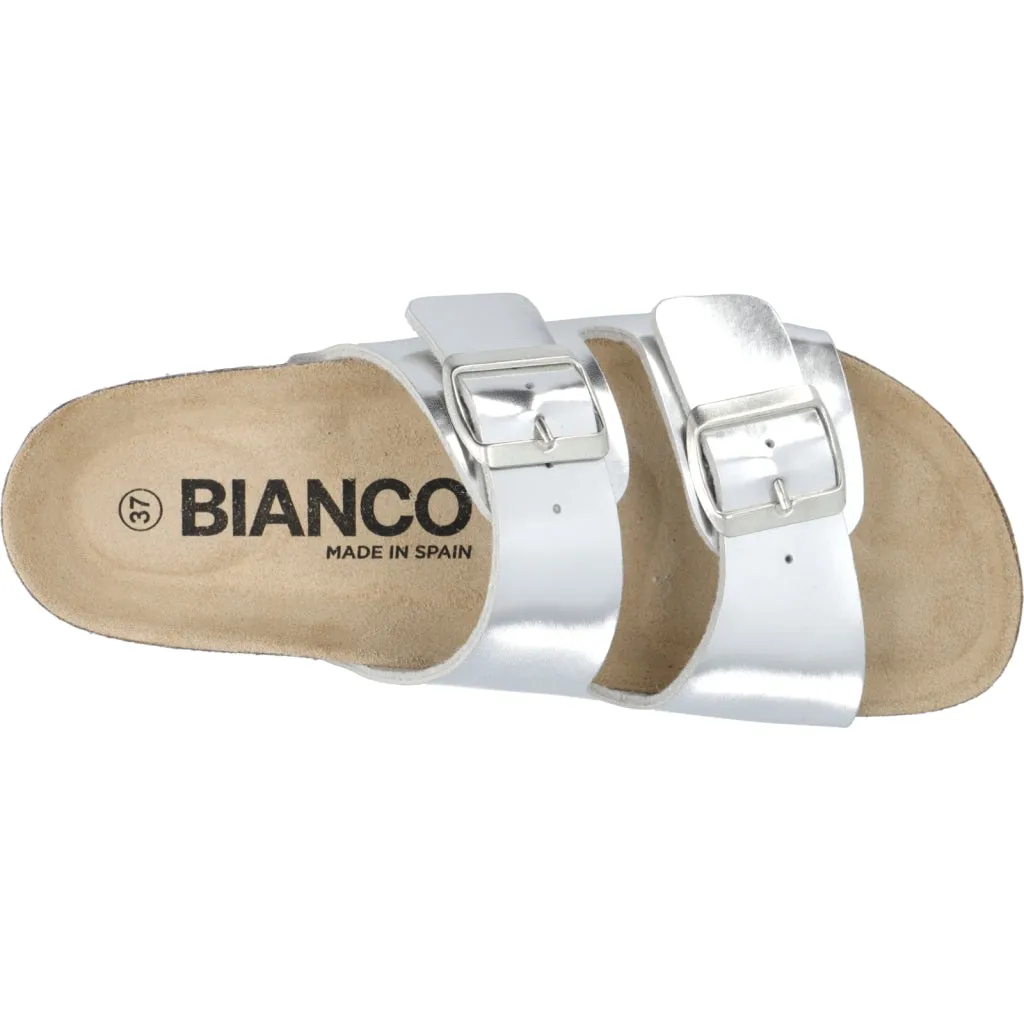 Biaolivia Silver Metallic Sandal