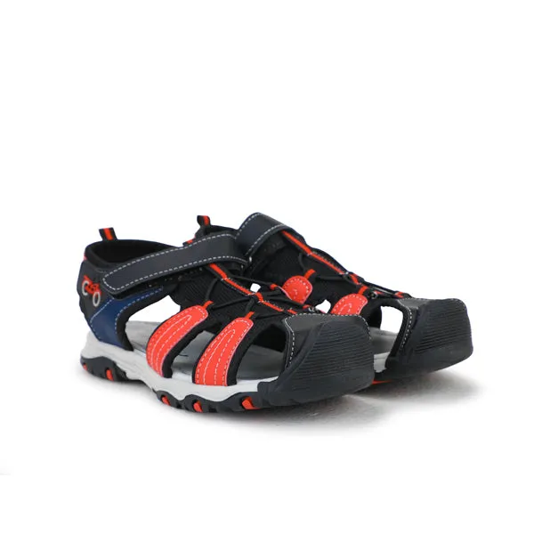 BOYS BLACK TREKKERS SANDALS