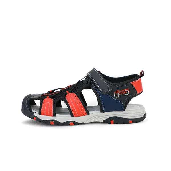 BOYS BLACK TREKKERS SANDALS