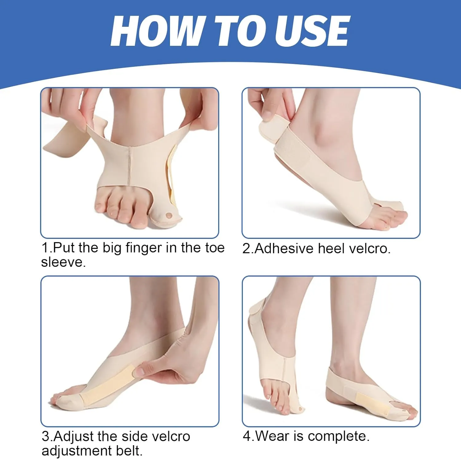 Bunion Corrector Hallux Valgus Socks Left Size(35-39.5)