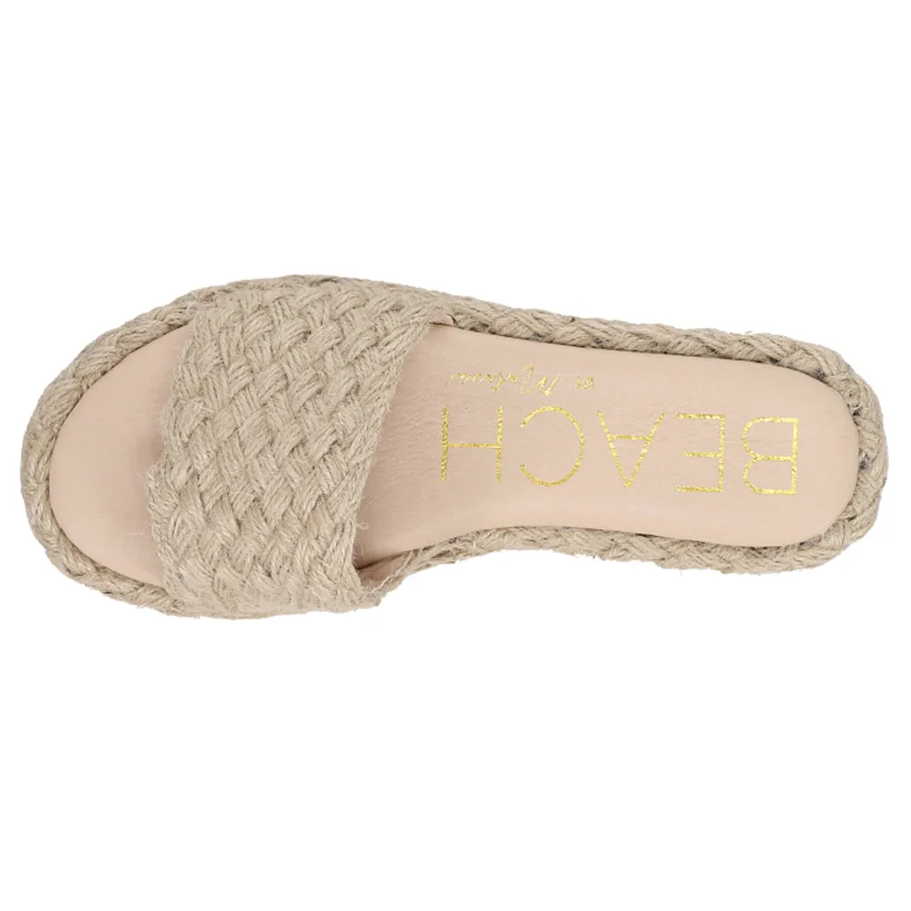 Caspia Platform Espadrille Slide Sandals