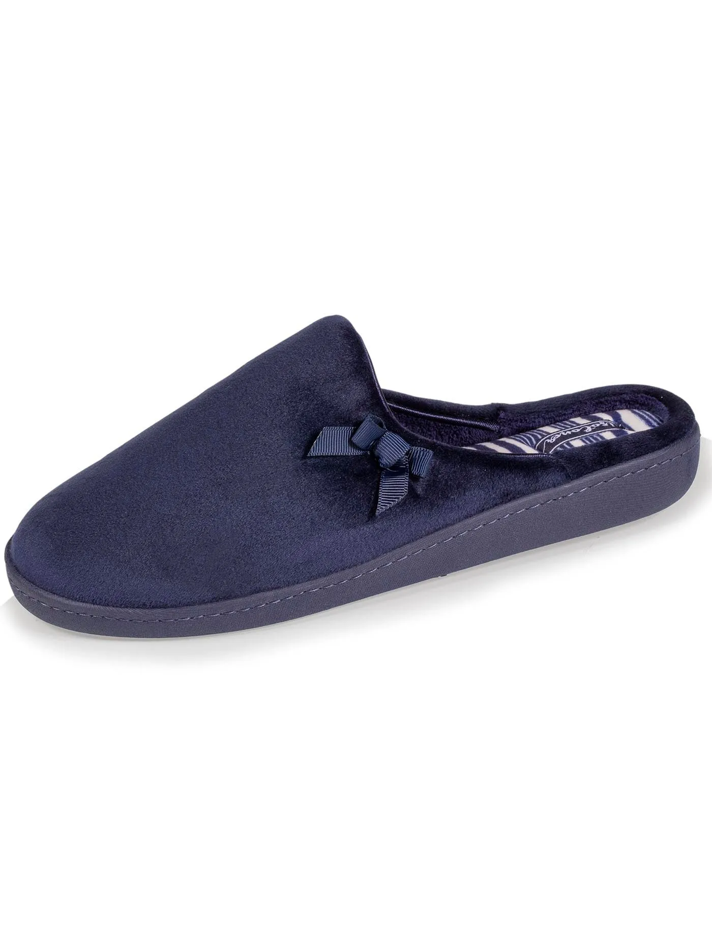 Chaussons mules Femme Marine