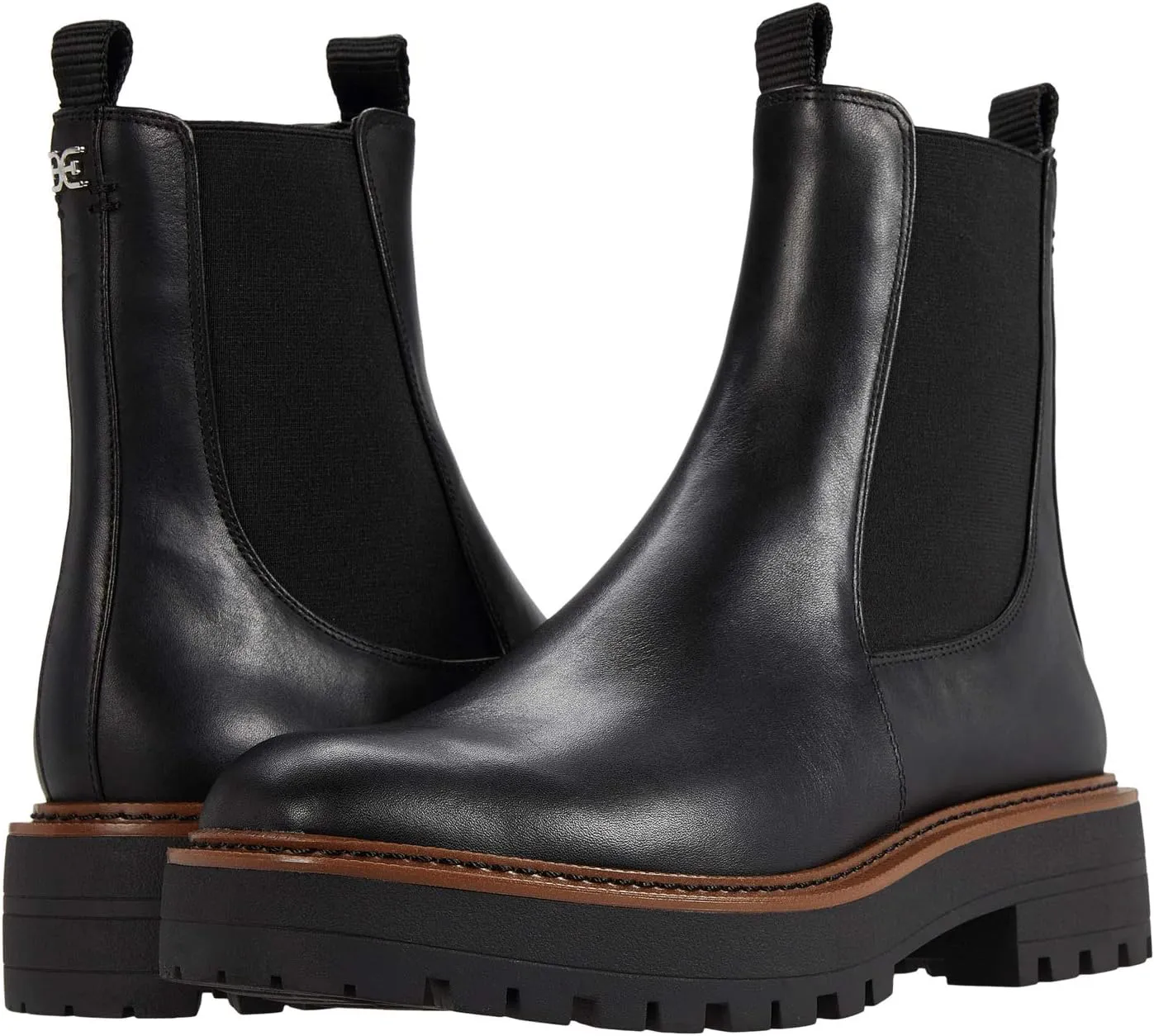 Chelsea Laguna Weatherproof Boot Sam Edelman, black leather