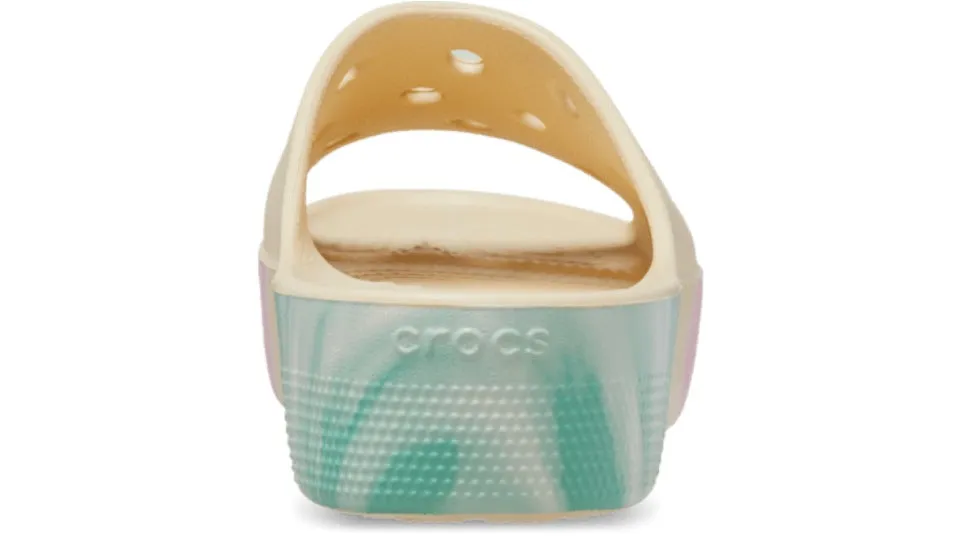 Crocs Classic Platform Ombre Slide Vanilla Multi