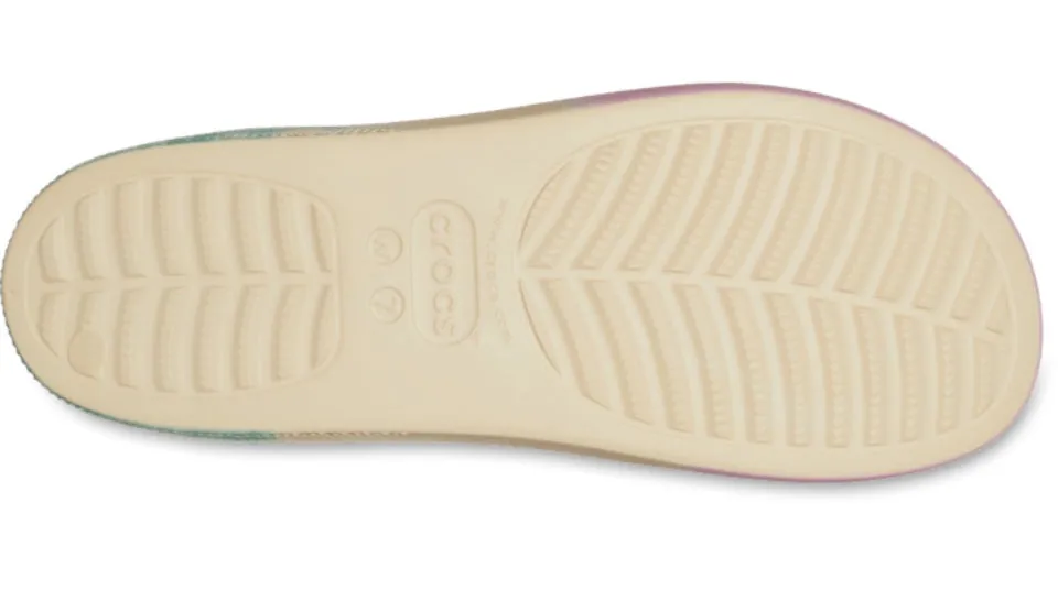 Crocs Classic Platform Ombre Slide Vanilla Multi