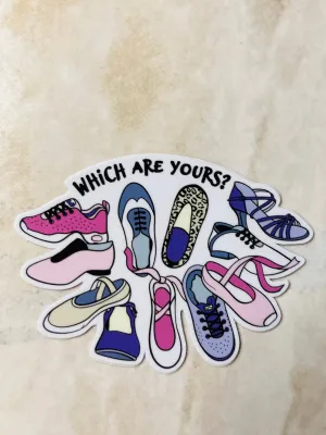 Denali & Co | Which Are Yours Dance Shoes Vinyl Sticker