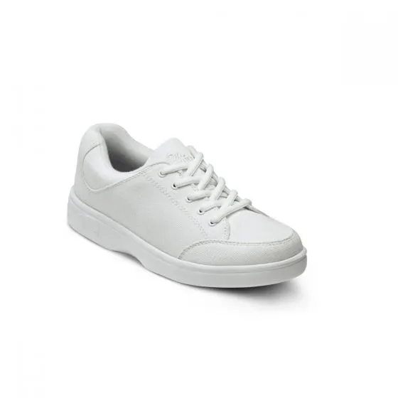 Dr. Comfort Women's Casual Diabetic Sneaker - Riley - White