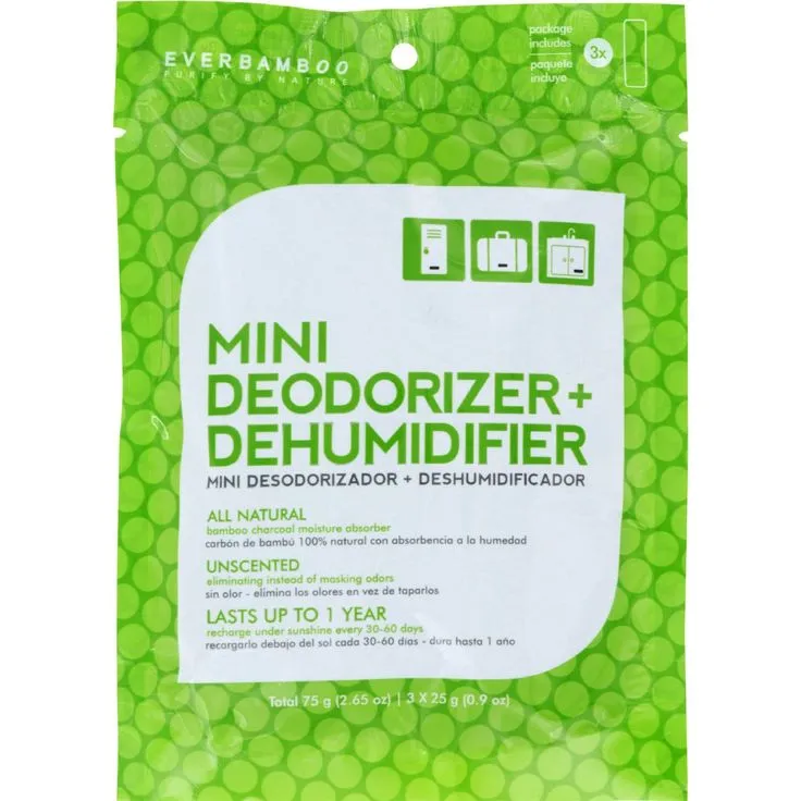 Ever Bamboo Mini Deodorizer   Dehumidifier