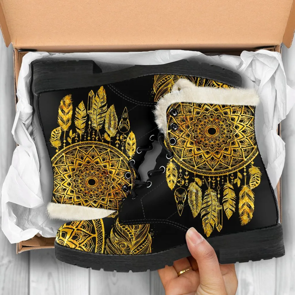 Golden Dream Catcher Boots