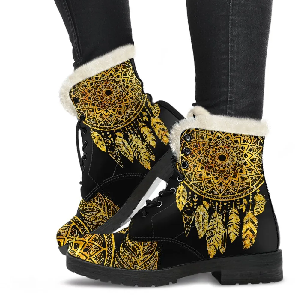 Golden Dream Catcher Boots