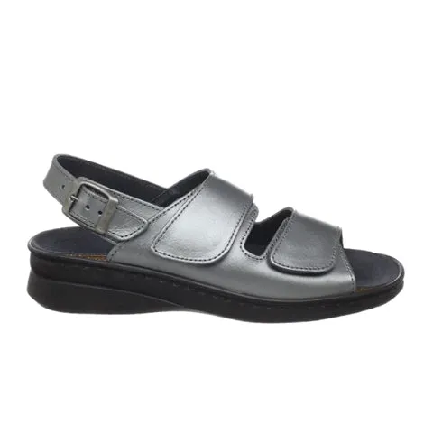 Helle Comfort Ulan Backstrap Sandal (Women) - Pewter