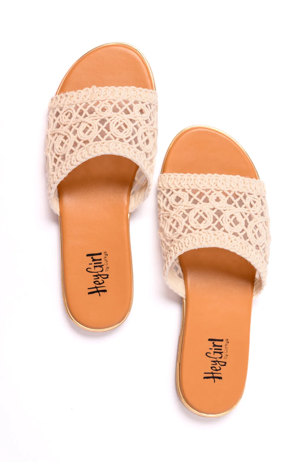 Hey Beach Sandals in Natural - CORKYS