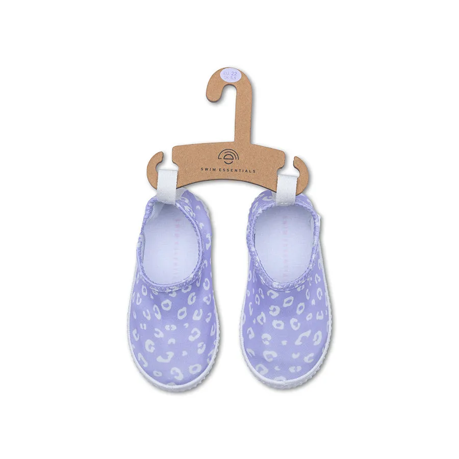 Lila leopard watershoes by Swim Essentials