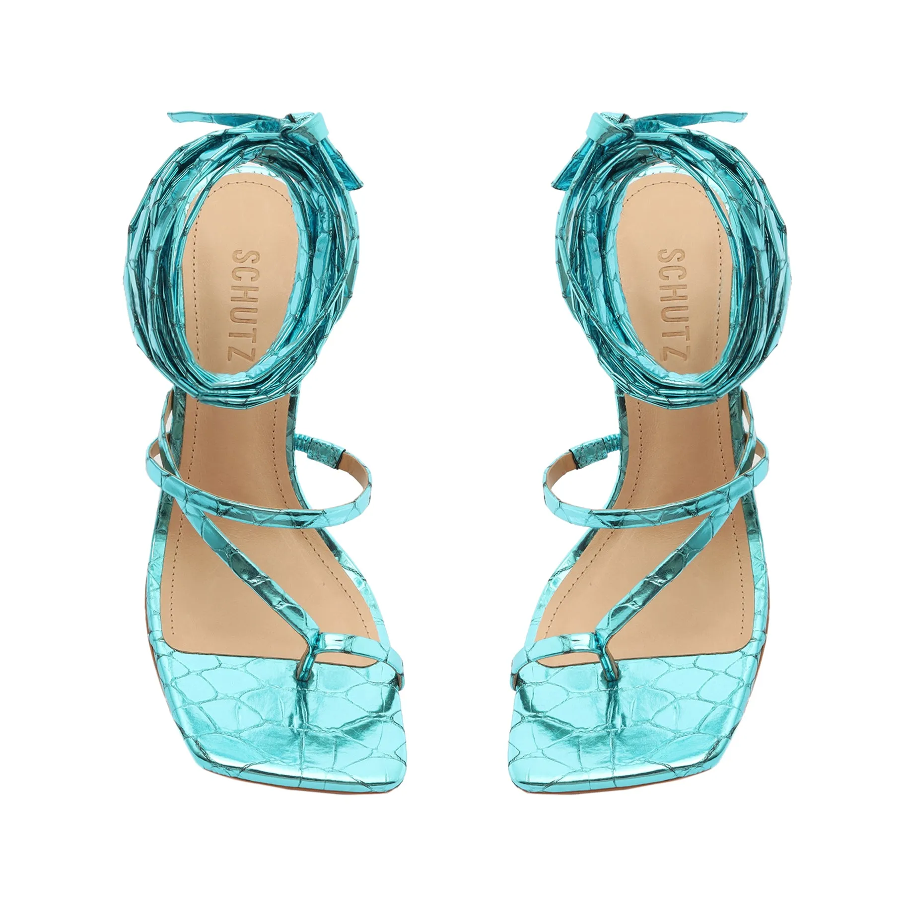 Lily Metallic Leather Sandal