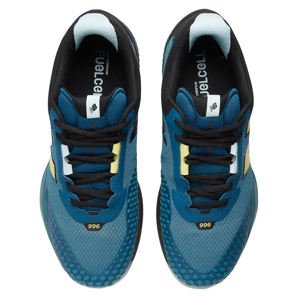 Men`s FuelCell 996v6 2E Width Tennis Shoes Terrarium and Black