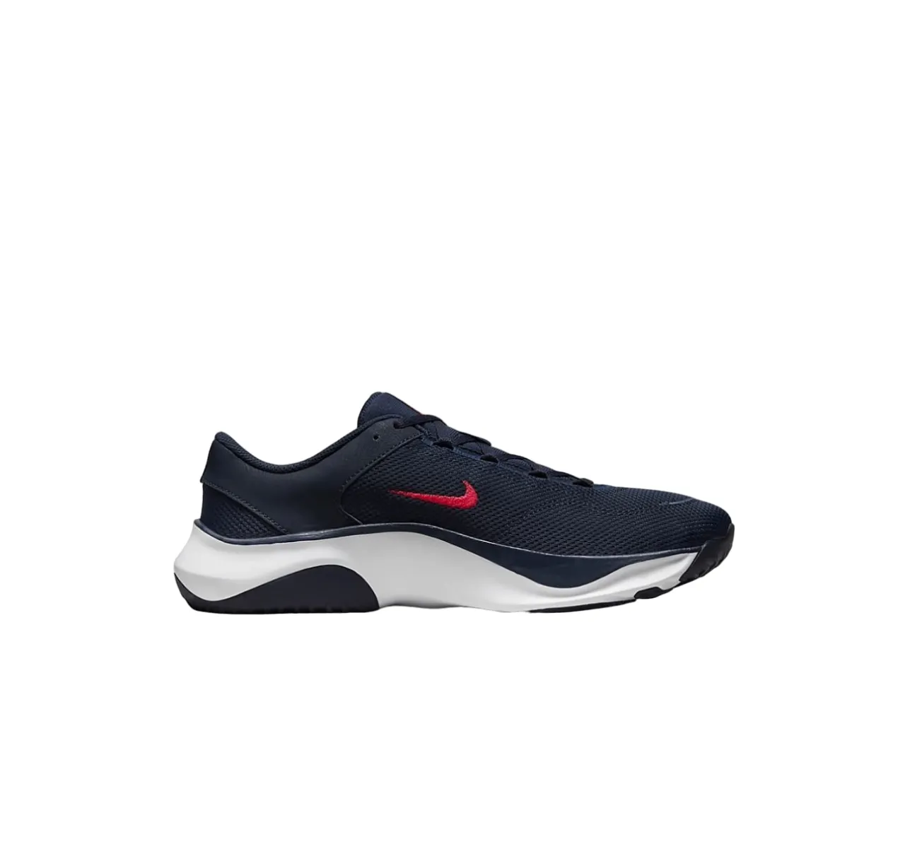 Mens Nike Legend Essential 3 Next Nature Navy/ Red Athletic Workout Shoes