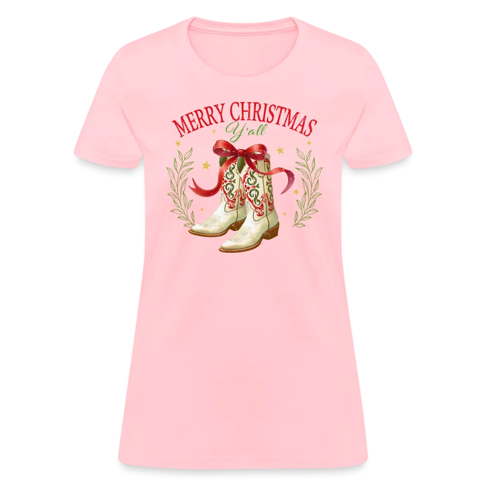 Merry Christmas Y'all Women's Contoured T-Shirt