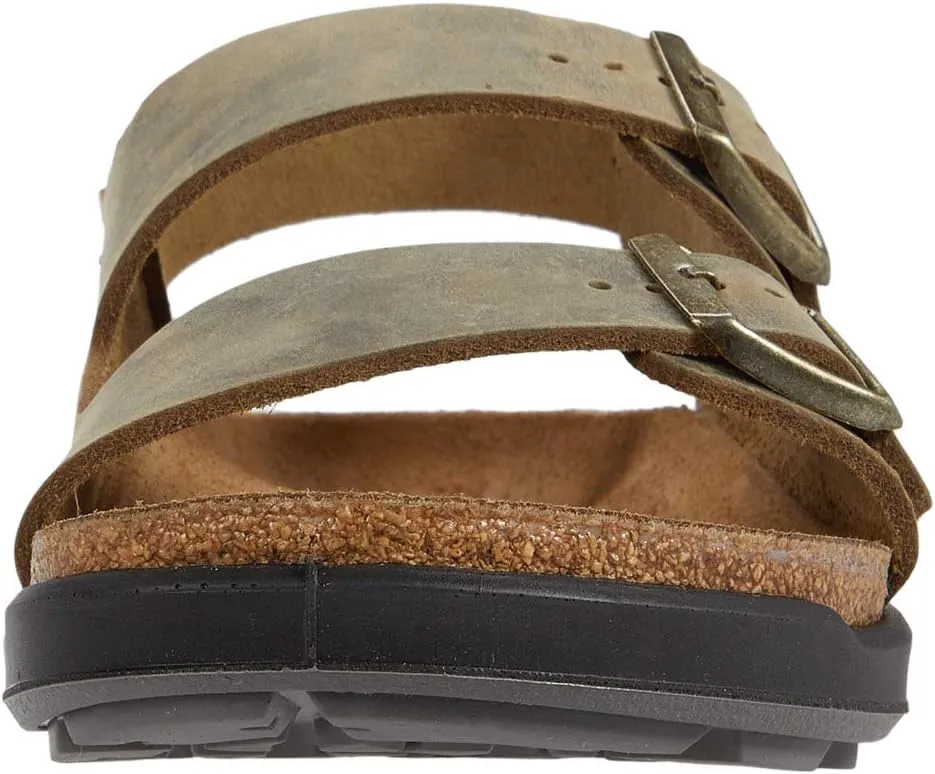 Milano Rugged Sandals (Men) Birkenstock in Faded Khaki Oiled Leather