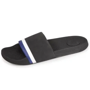 Mules claquettes avec bandeau Homme Noir