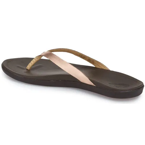 OluKai Women's Ho‘ōpio Leather Sandals