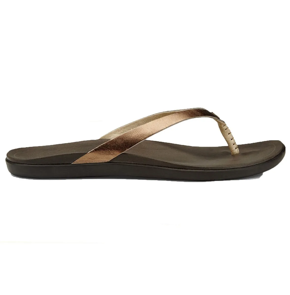 OluKai Women's Ho‘ōpio Leather Sandals