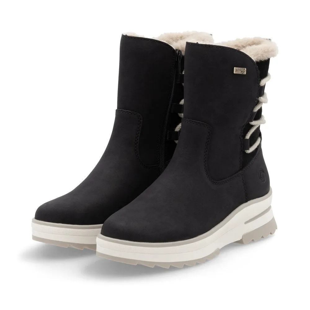 Polar Black Ankle Boots