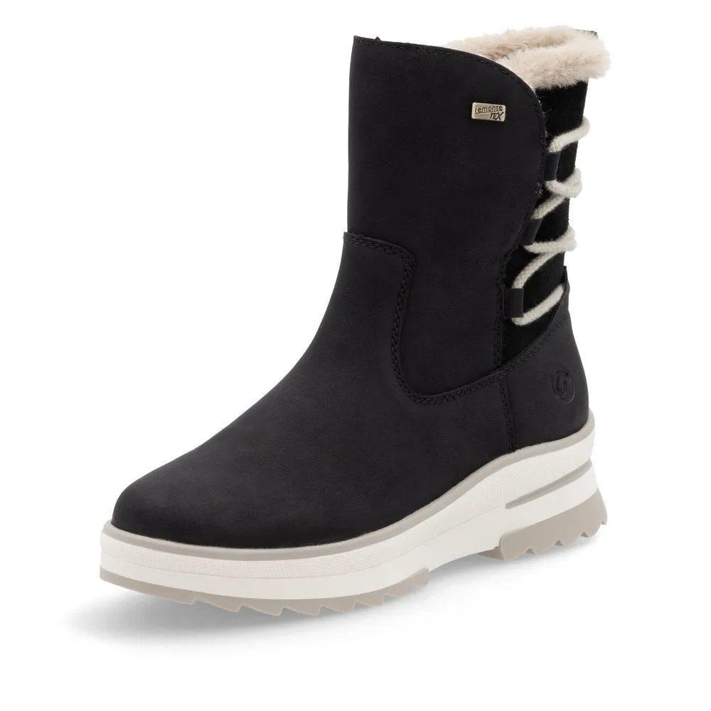 Polar Black Ankle Boots