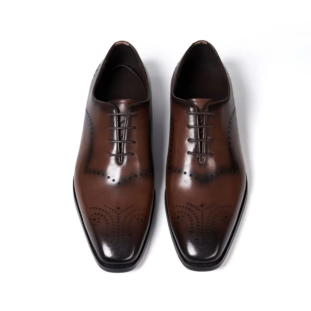 Professional Chic Leather Lace-Ups