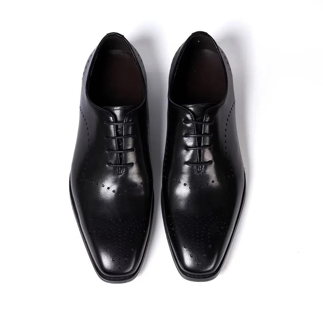 Professional Chic Leather Lace-Ups