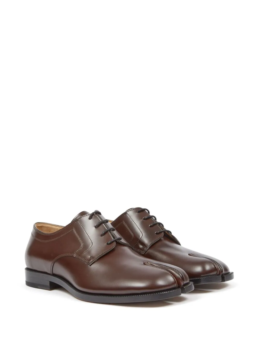 Tabi Derby Shoes - Chic Brown