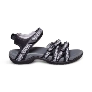 Teva Tirra Palms Black / White Sandals - Women's