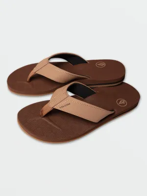 Volcom Victor Sandal - Brown Khaki