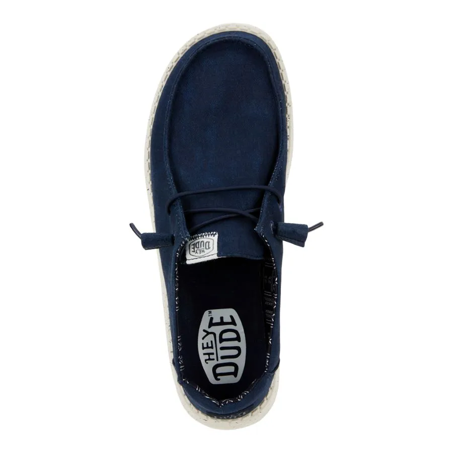 Wendy Stretch Canvas - Navy