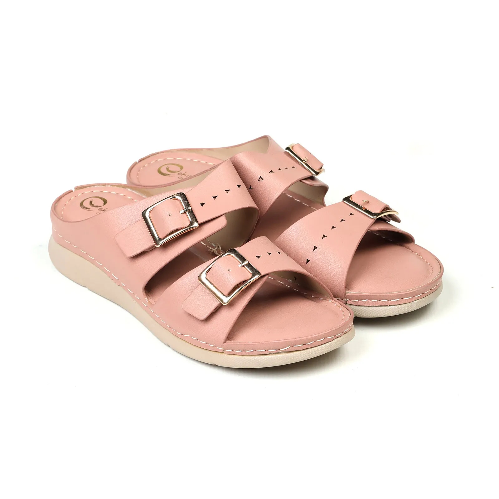 Women's Buckled Slippers