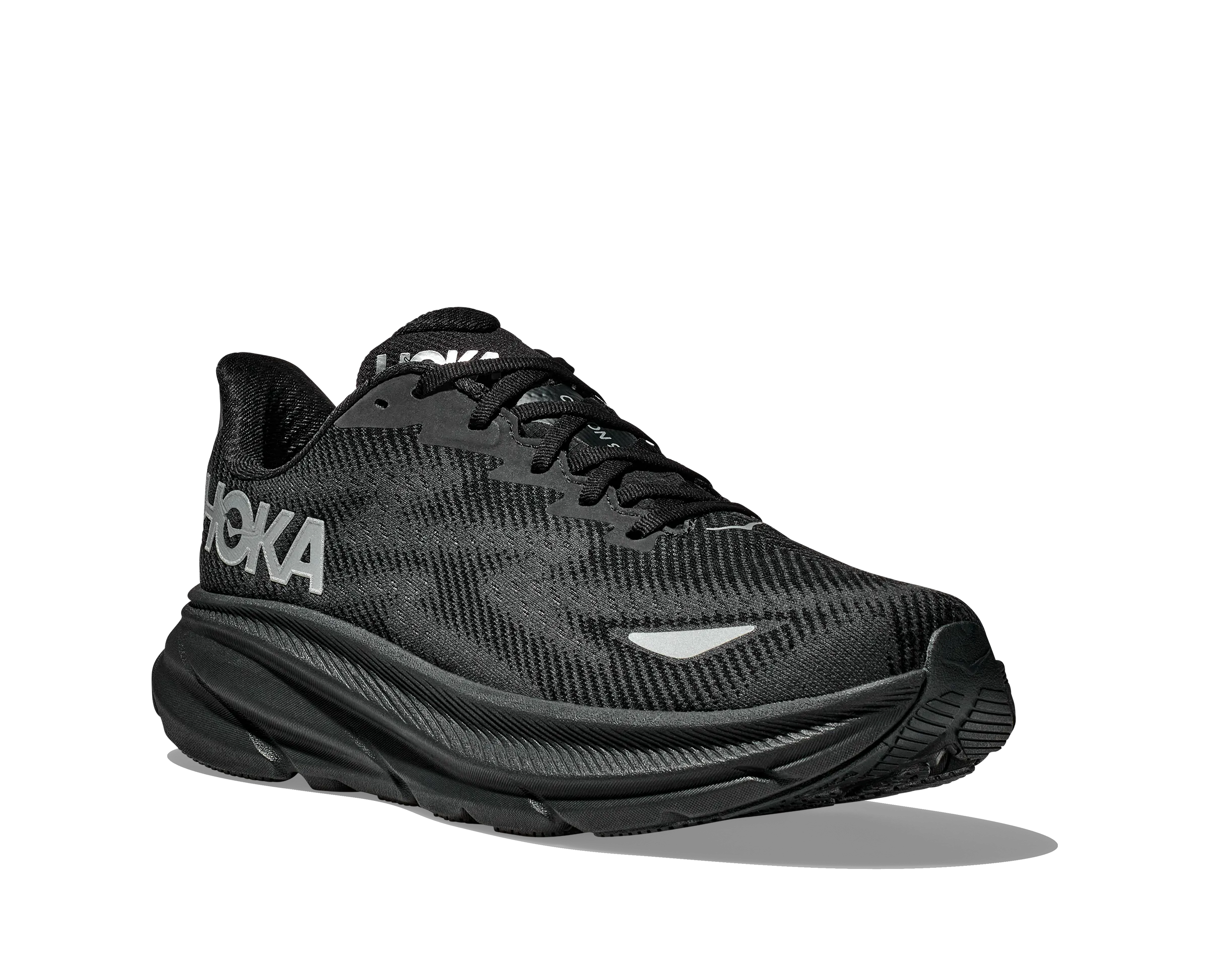 Women's Hoka Clifton 9 GTX 1141490BBLC Color: Black/Black