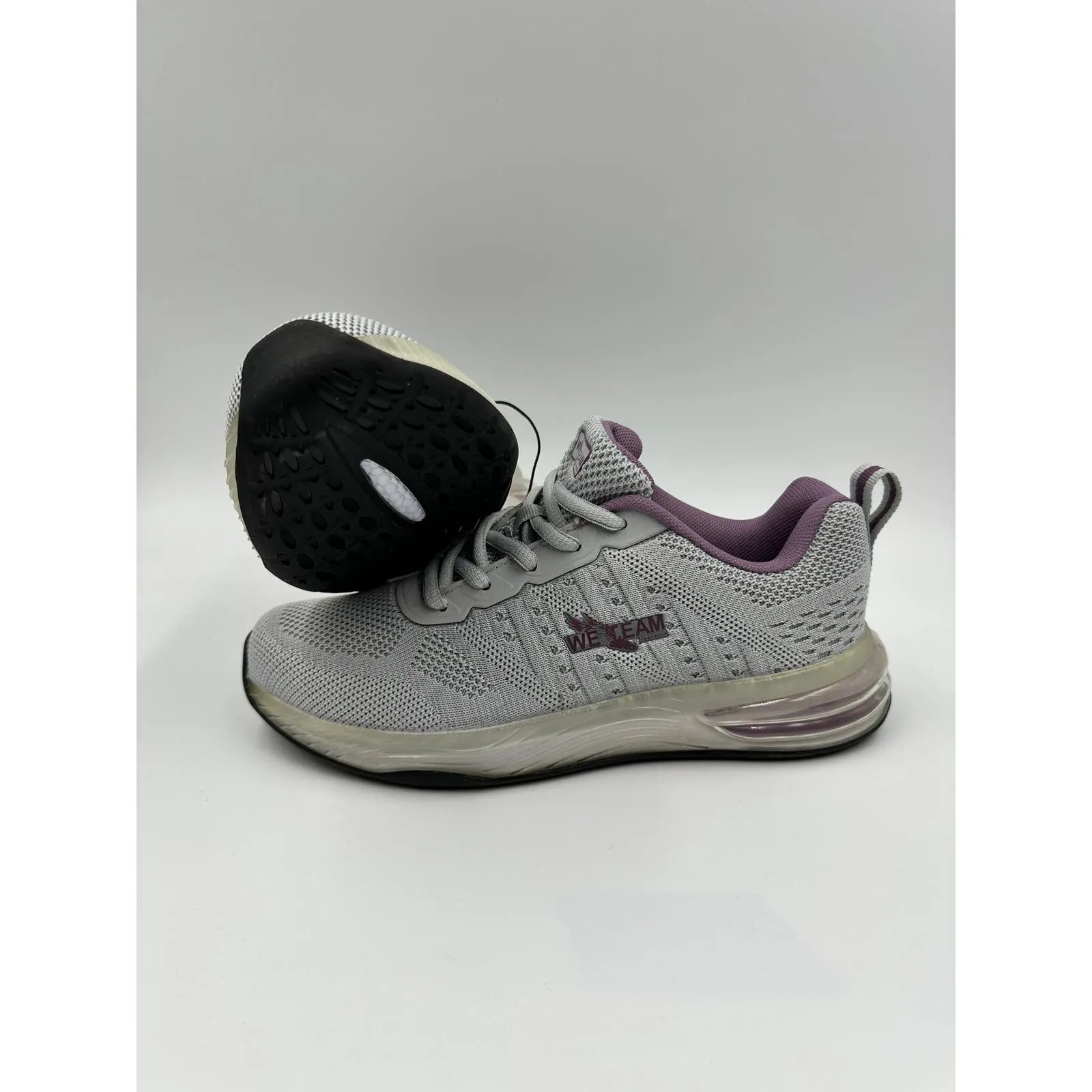 Women's Size 5.5, Purple Running Sneakers with Air Heel Design