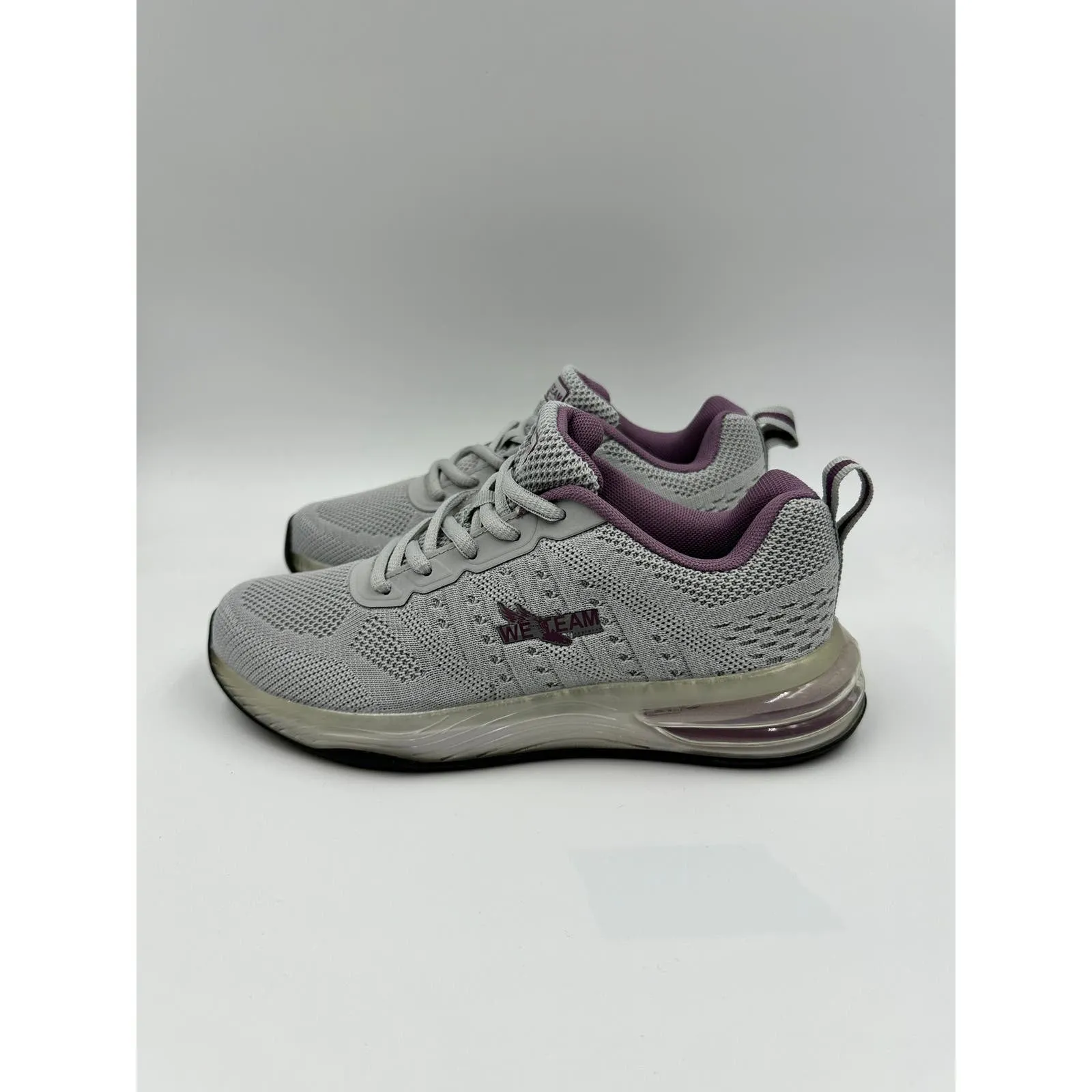 Women's Size 5.5, Purple Running Sneakers with Air Heel Design