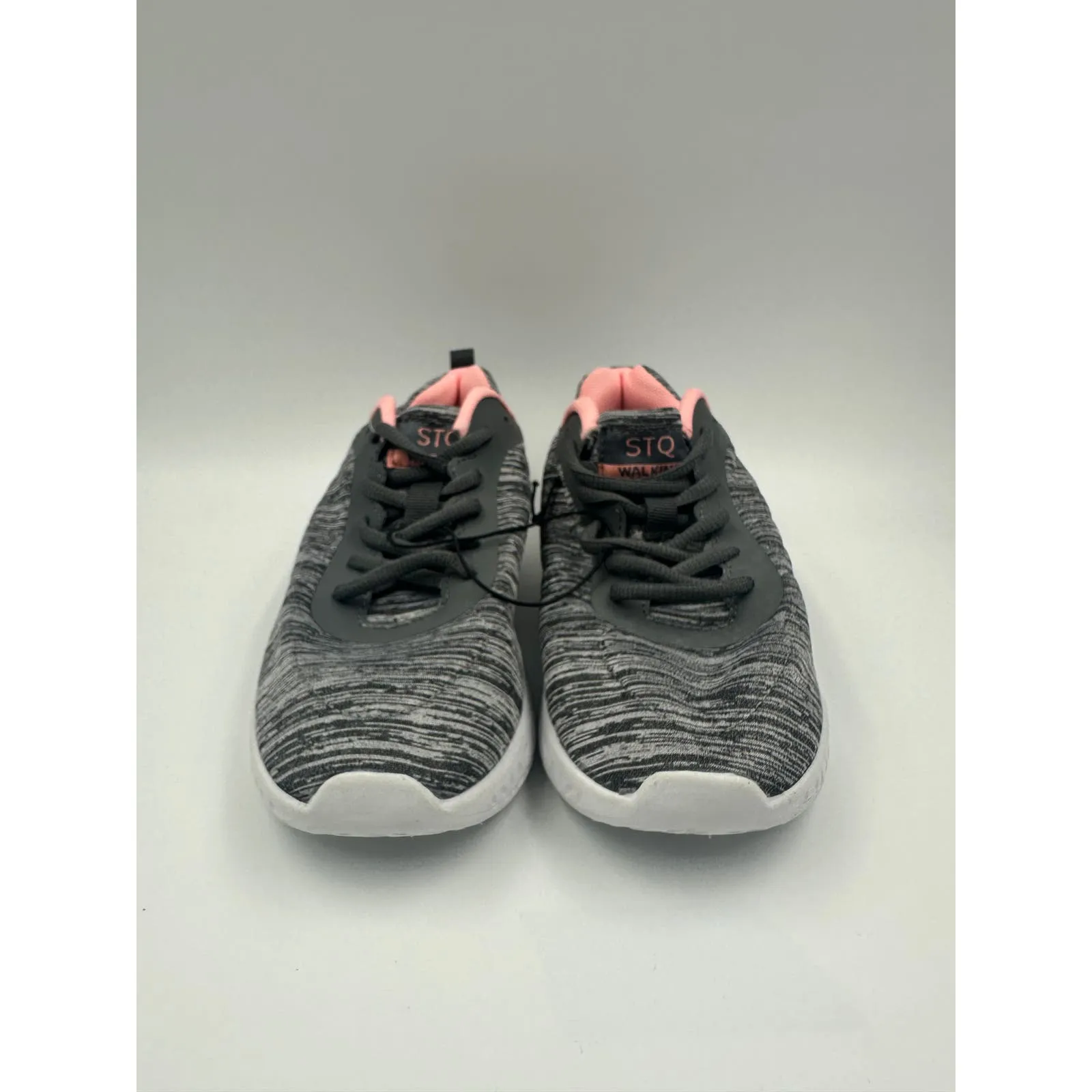 Women's Size 6, Gray Mesh Sneaker with Pink Insole and White Outsole