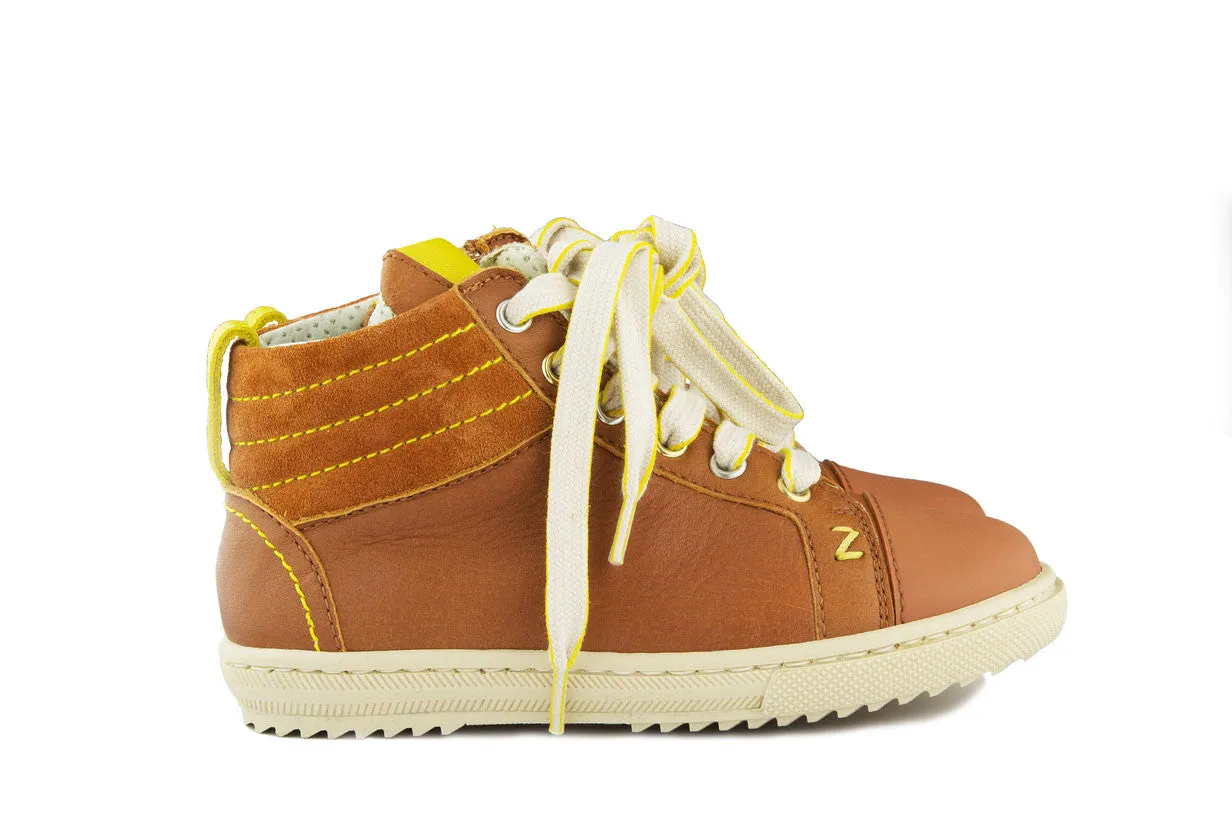 Zecchino Boys Brown Hightop